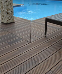 Lames terrasse bois Bambou N-durance Fixation invisible FSC - WooDes..